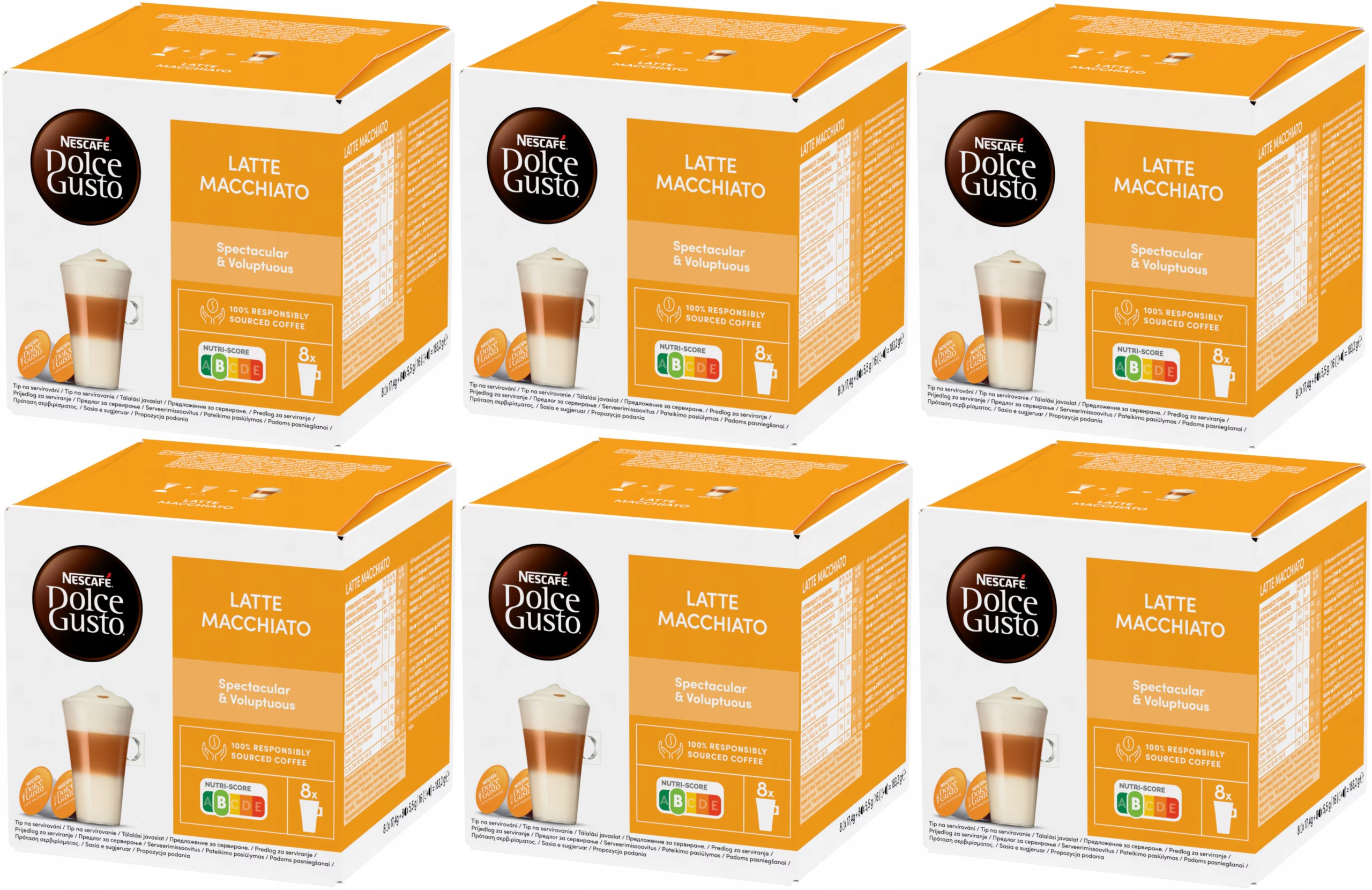 Kapsle Nescafe Dolce Gusto Latte Macchiato 6x16