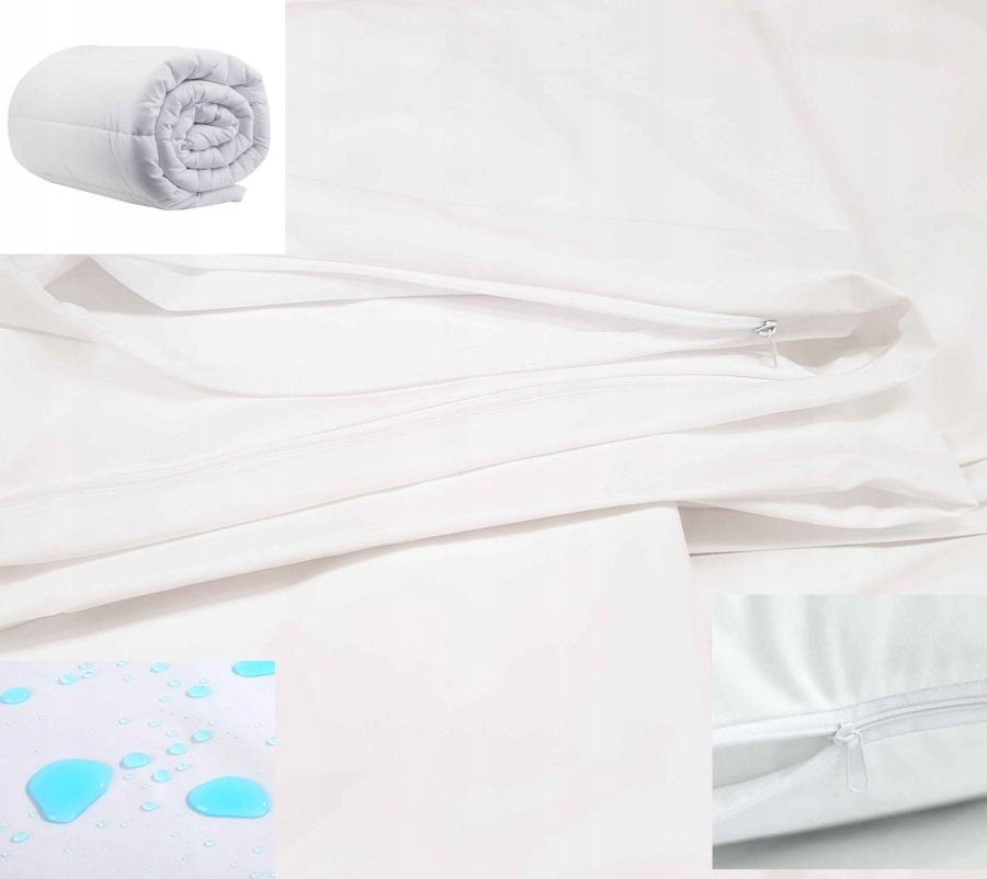 POSZWA NIEPRZEMAKALNA NA KOŁDRĘ 160X200 OCHRANIACZ