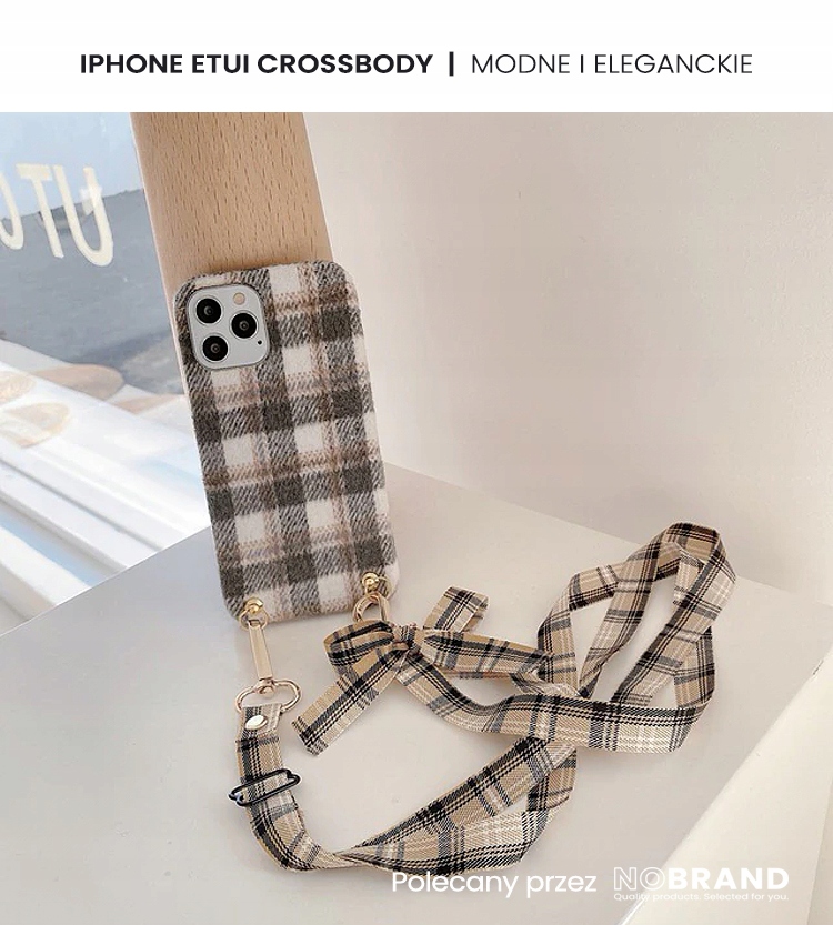 ETUI NA TELEFON IPHONE 12 MODNE CROSSBODY