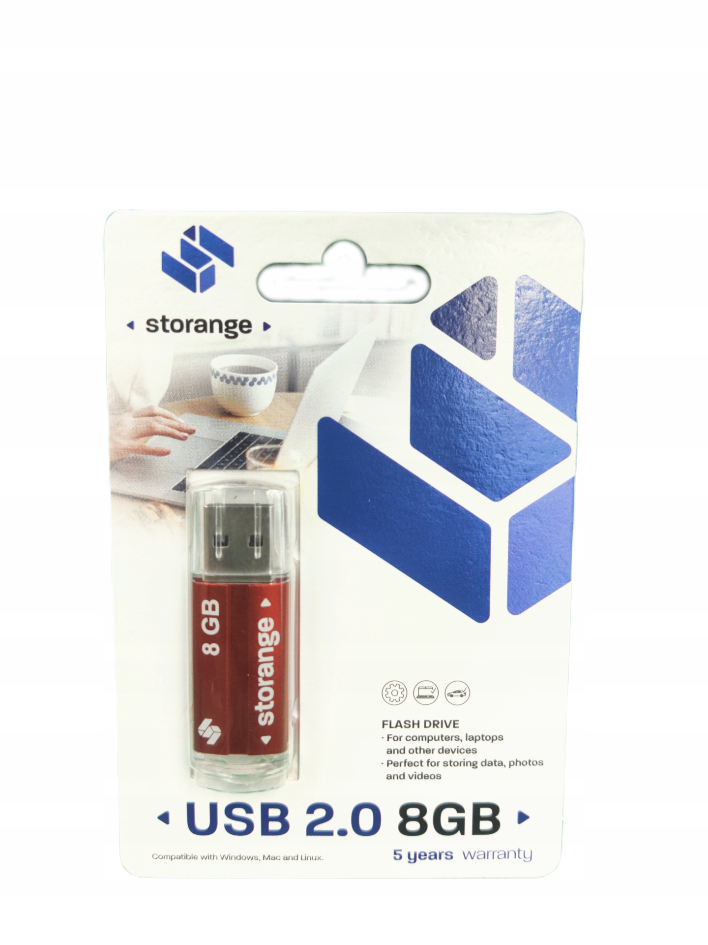 

Pendrive Usb 2,0 Storange 8gb czerwony