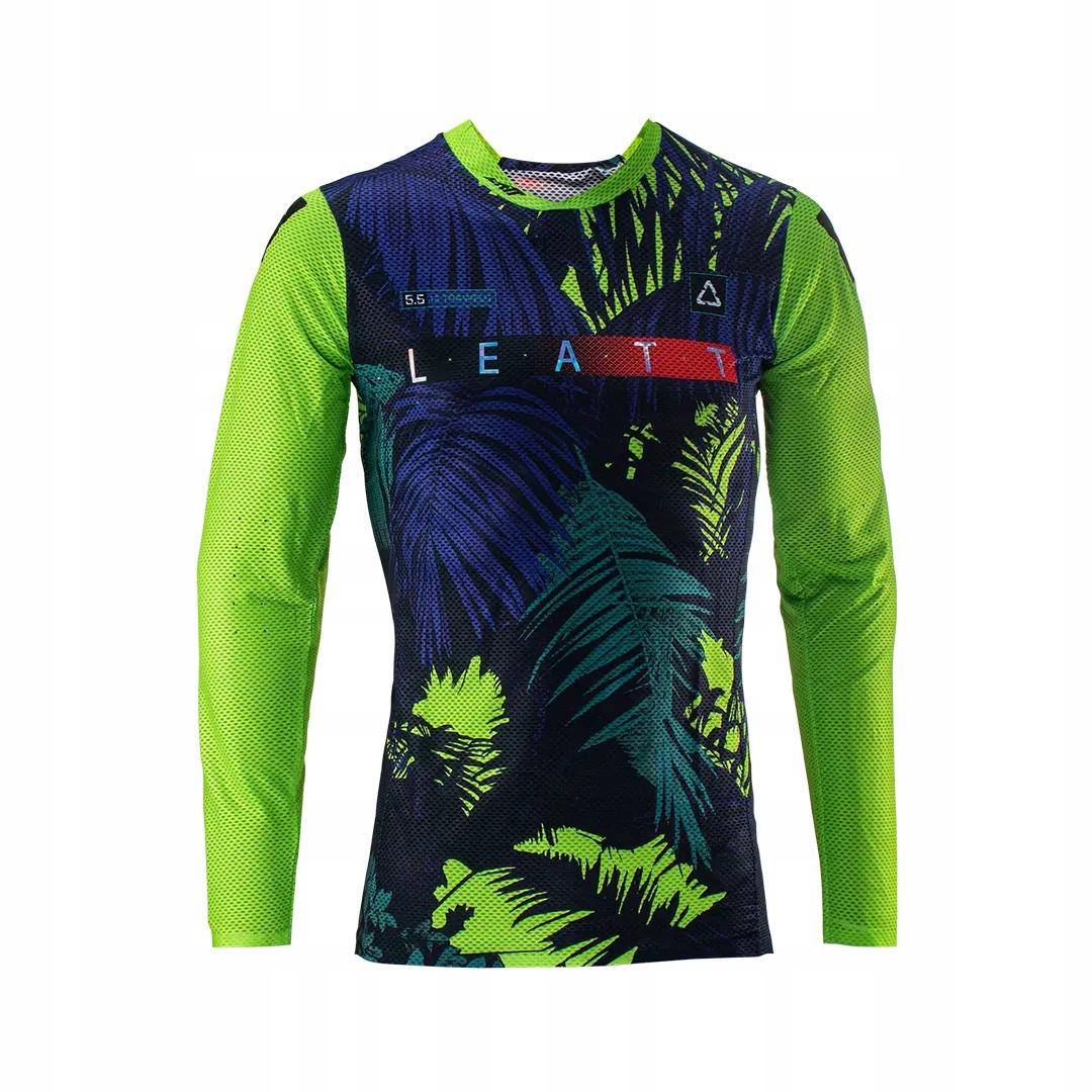 Leatt Tričko Moto 5.5 Ultraweld Jersey Jungle Farba Čierna/Granato