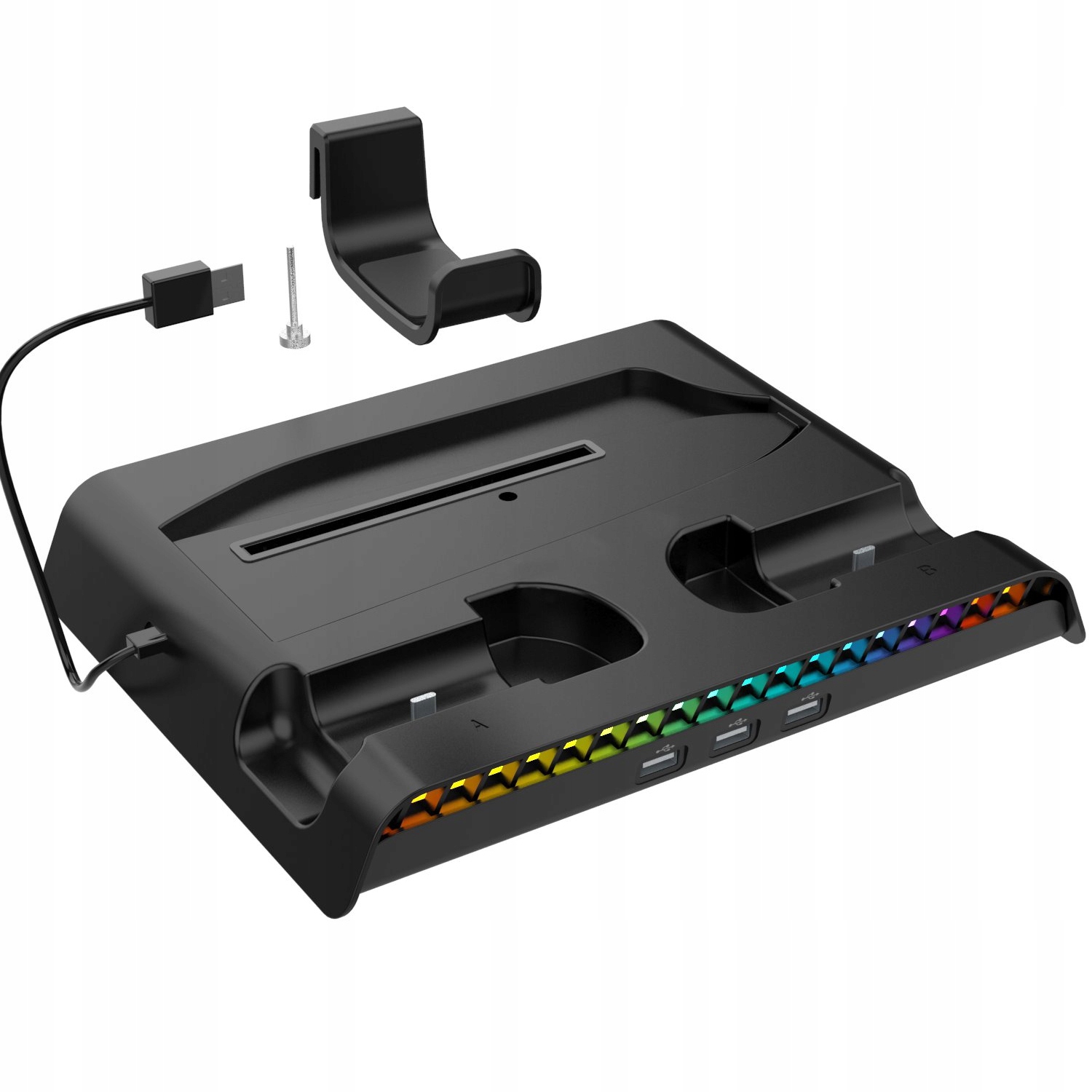 IPega Stacja Chłodząca Podstawka RGB do Sony PS5 z ładowaniem padów