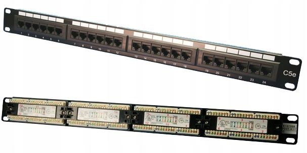 

LogiLink Patch panel CAT5e 24-porty