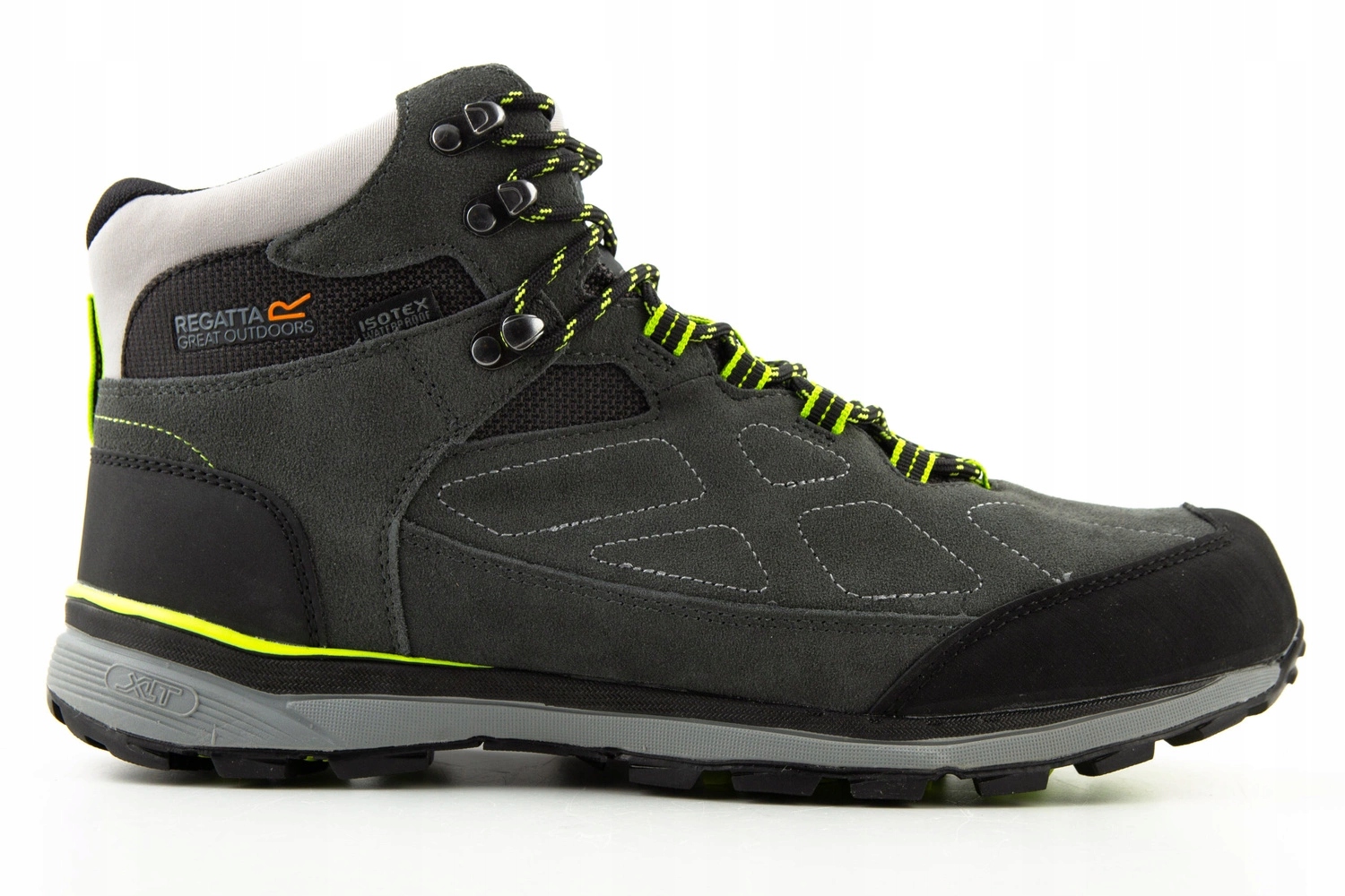 Pánské trekové boty Regatta Samaris Suede voděodolné, šedé, velikost vel.