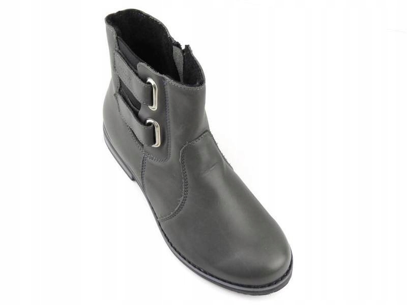 BOTKI DAMSKIE HELIOS 519 OFICERKI SKÓRA WYGODNE PL Rozmiar 37