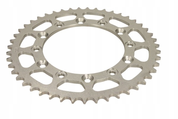 AFAM ZĘBATKA NAPĘDZANA TYŁ MOTO. STALOWA OCYNKOWANA SREBRNA