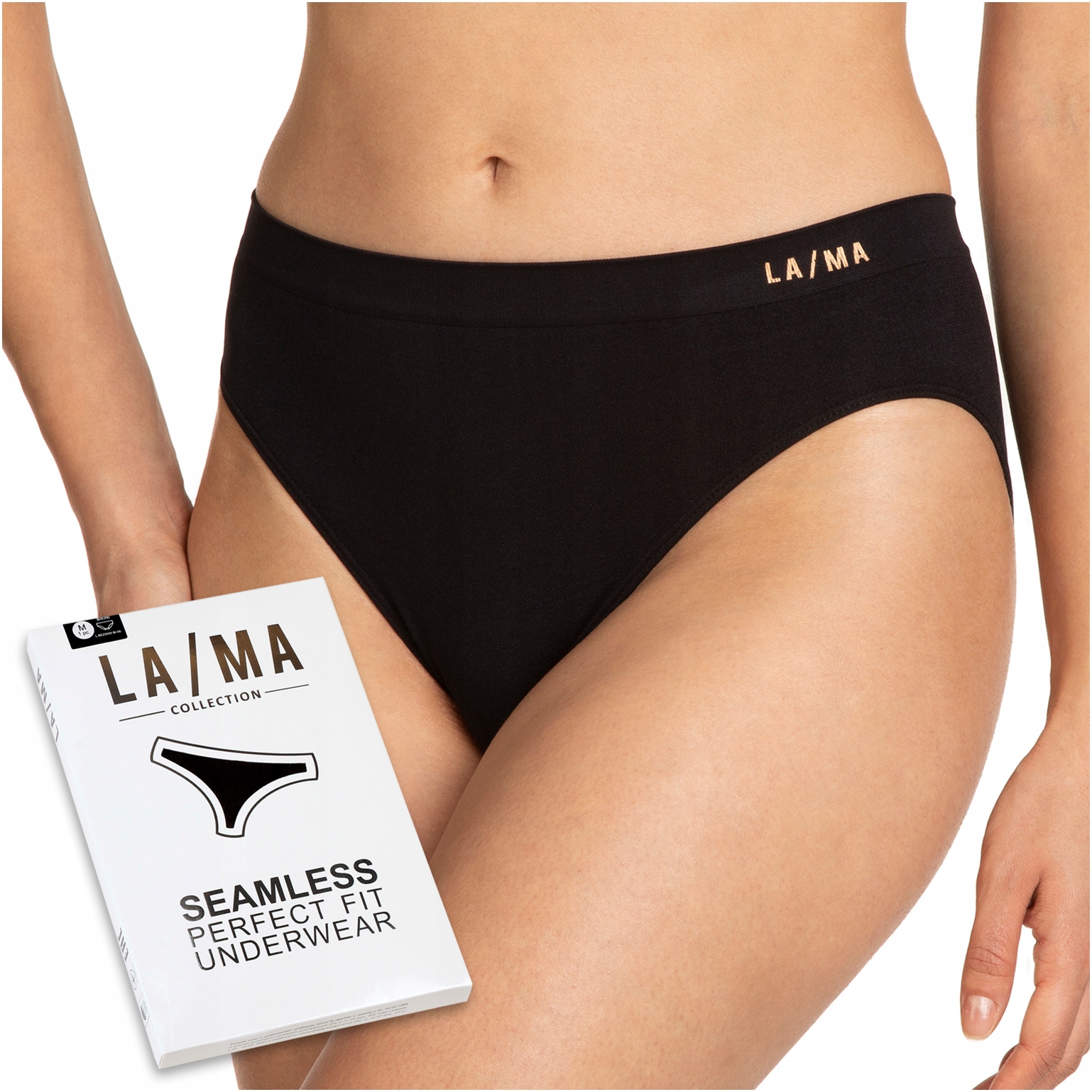 

Lama 5000BI02 Majtki Damskie bezszwowe figi XL