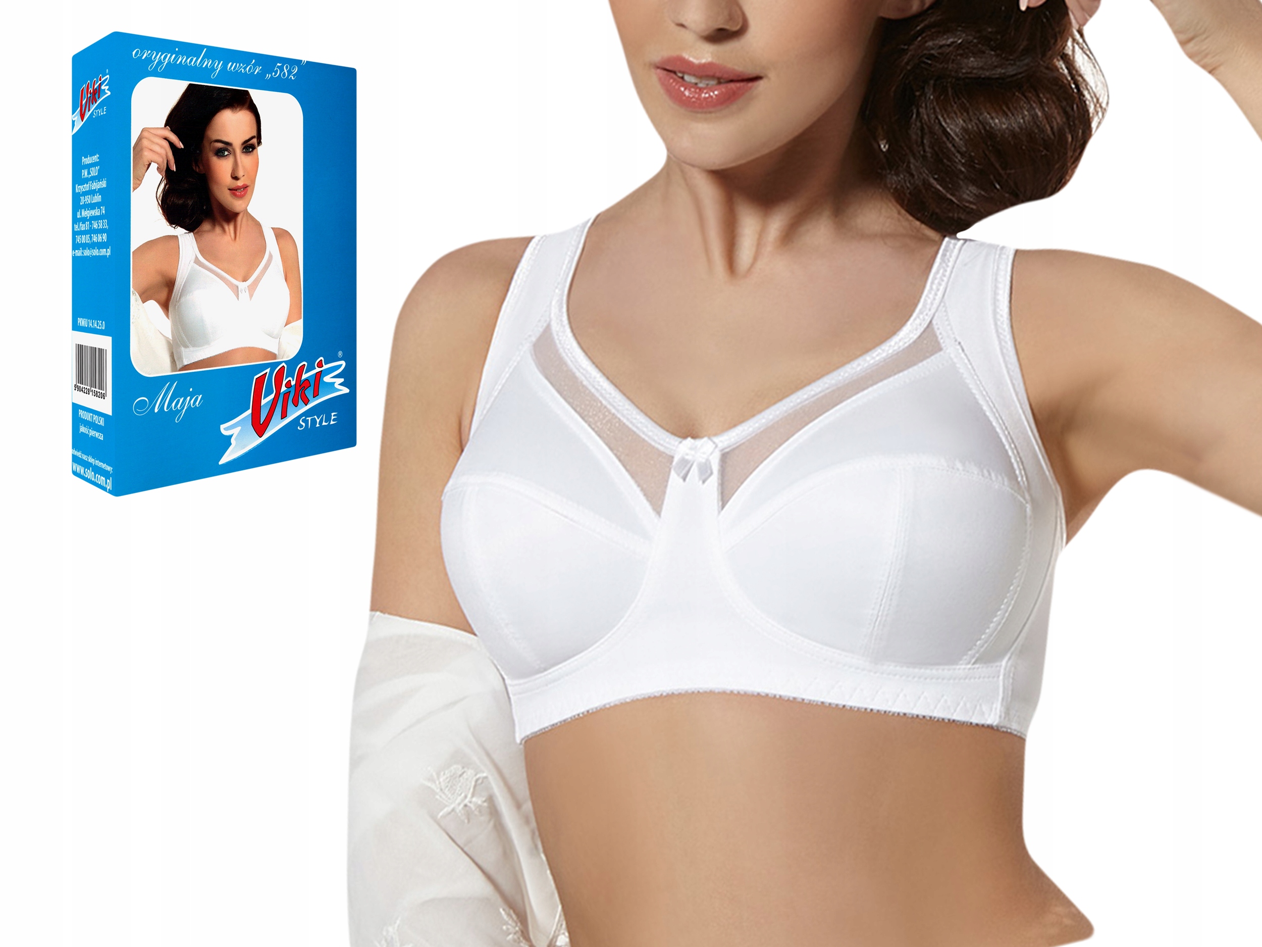 

Maja 582 viki biustonosz biały 85G