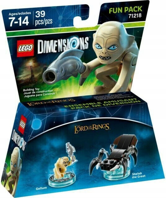 nový Lego Dimensions Lotr lord of the rings Gollum Shelob unikát Misb 2015
