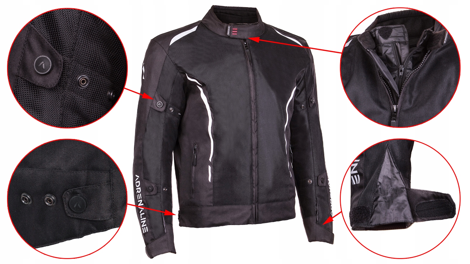 KURTKA TEKSTYLNA MOTO ADRENALINE MESHTEC 2.0 PPE S Rozmiar S