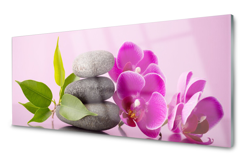 

Panel szklany do kuchni Orchidea Storczyk 125x50