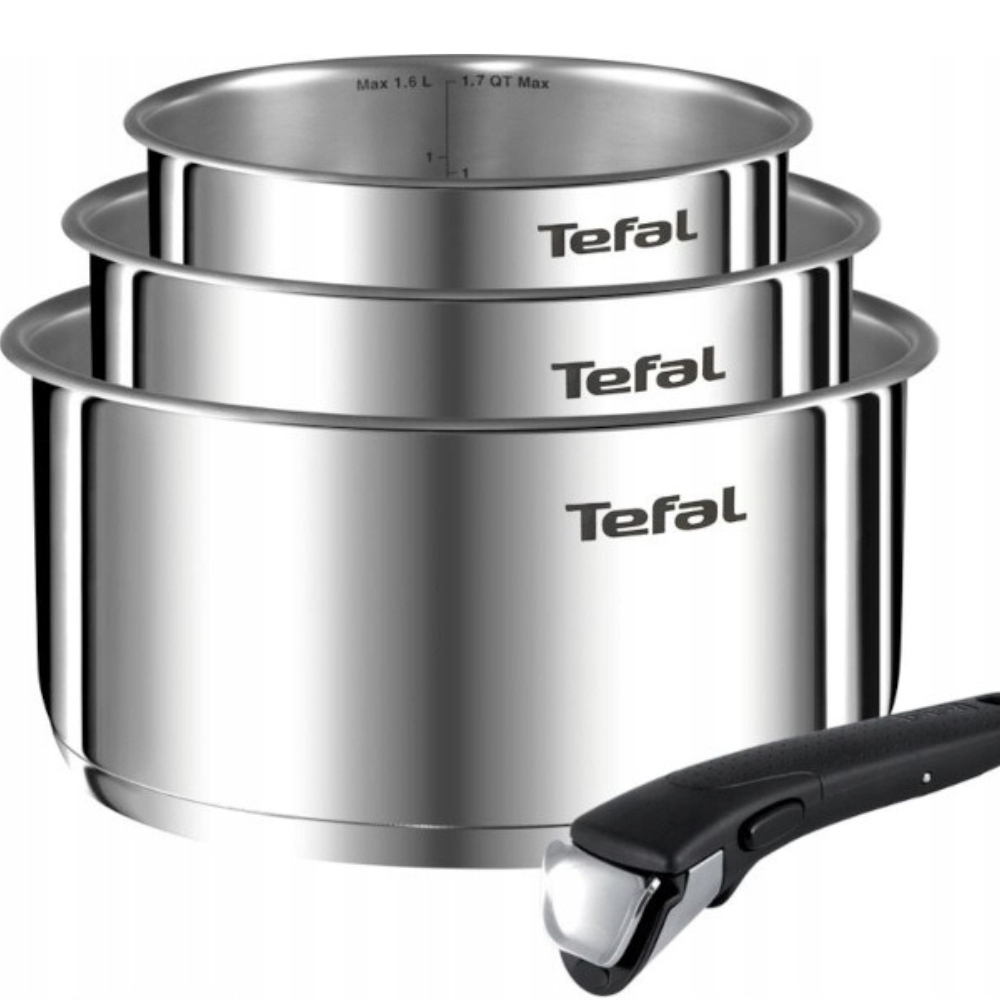 súprava hrncov Tefal nerezová oceľ Indukcia hrnca 16 18 20 CM