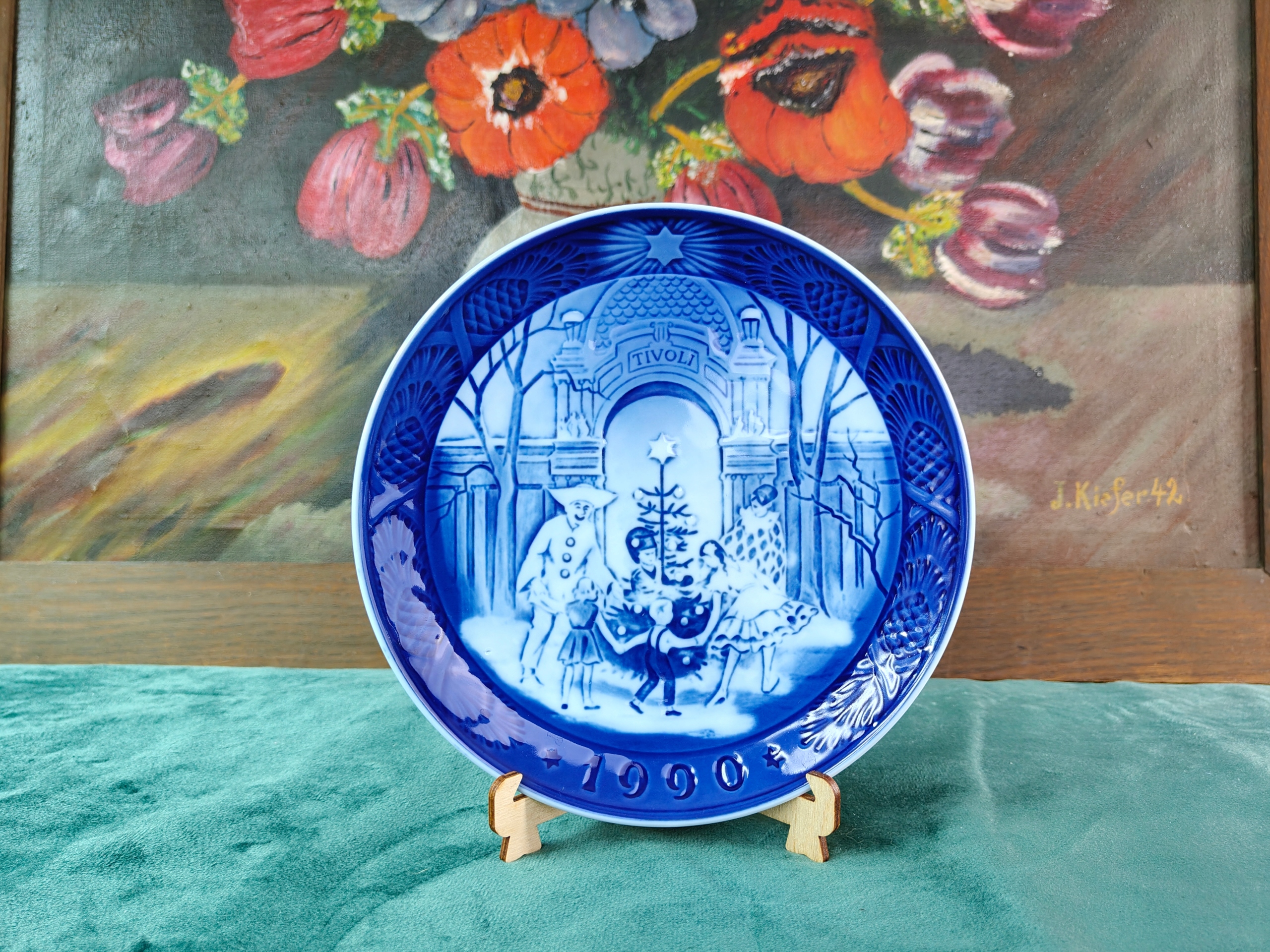 Talerz kolekcjonerski. Royal Copenhagen. 1990.