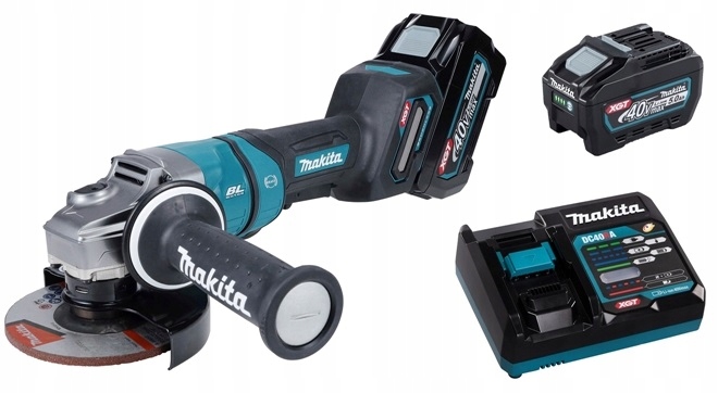 Akumulatorowa Szlifierka Kątowa Makita GA050G Xgt 40V Aku 2 x 5.0 Ah