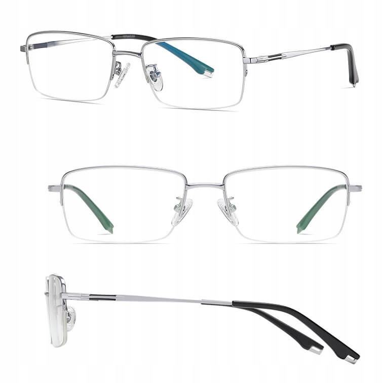Ultralehké brýle Bez Dioptrií Titanové Blue Light pro počítač Pánské obroučky