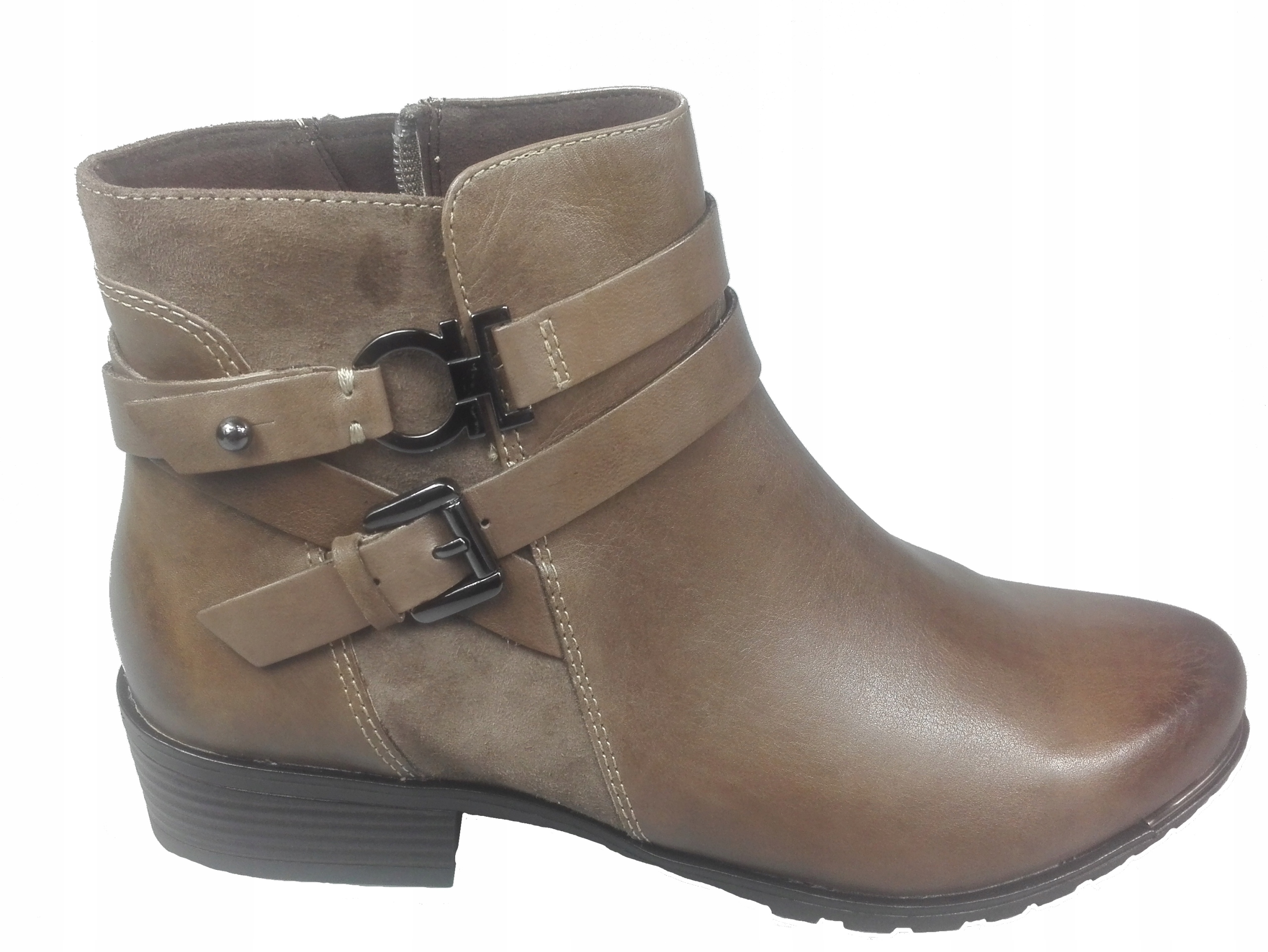 Caprice Kotníkové Boty 9-25309-29 Béžová r36