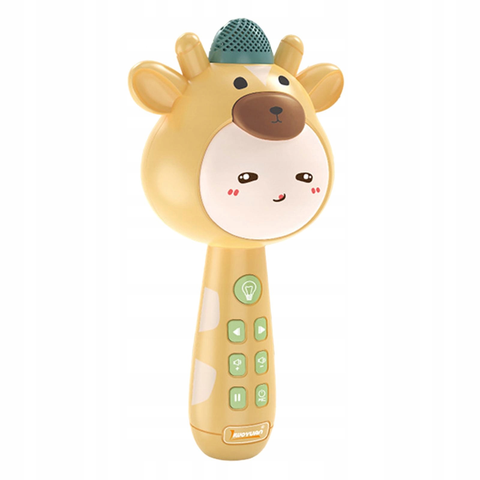 Bezprzewodowy mikrofon żółty