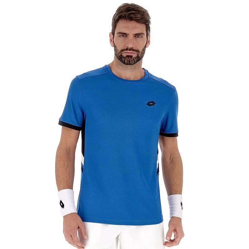 Pánské Tenisové Tričko Lotto Squadra III Tee Men Skydiver Blue XXL