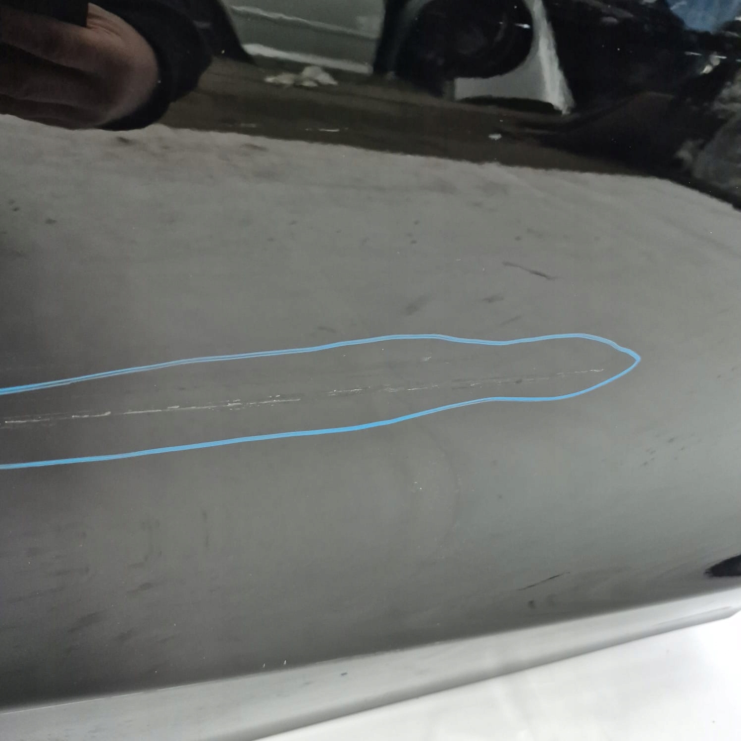 TESLA MODEL 3 17- Tür rechts heck hinten