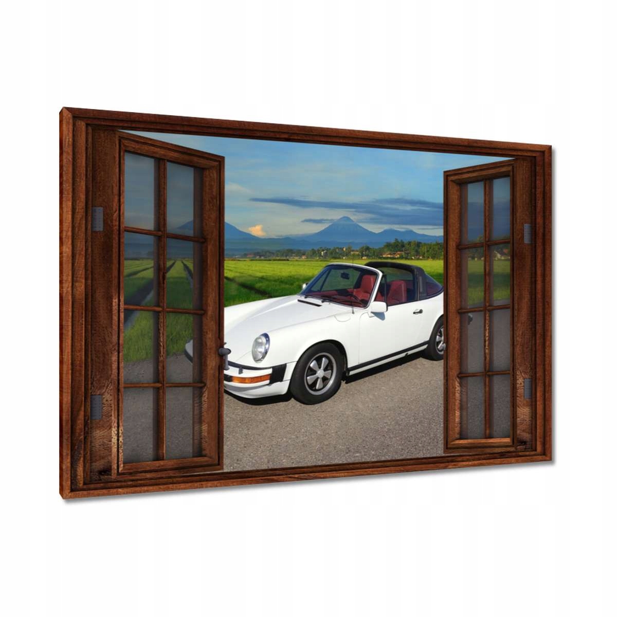 Obrazy 120x80 Bílé Porsche