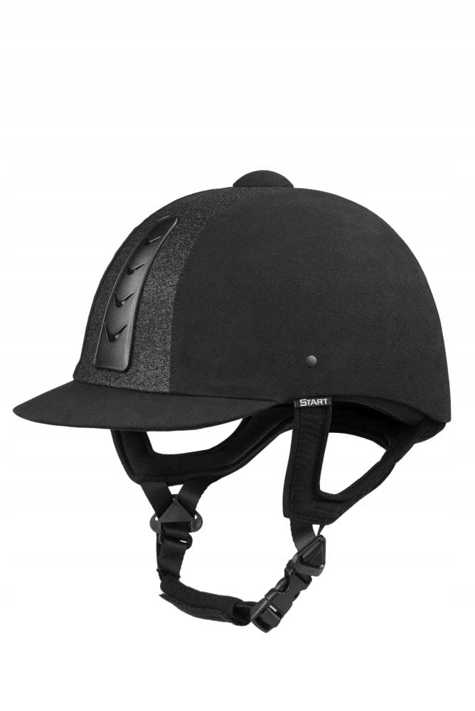 Jezdecká přilba Start Sport+ s regulací, lesklá, velikost L (59-61 cm)