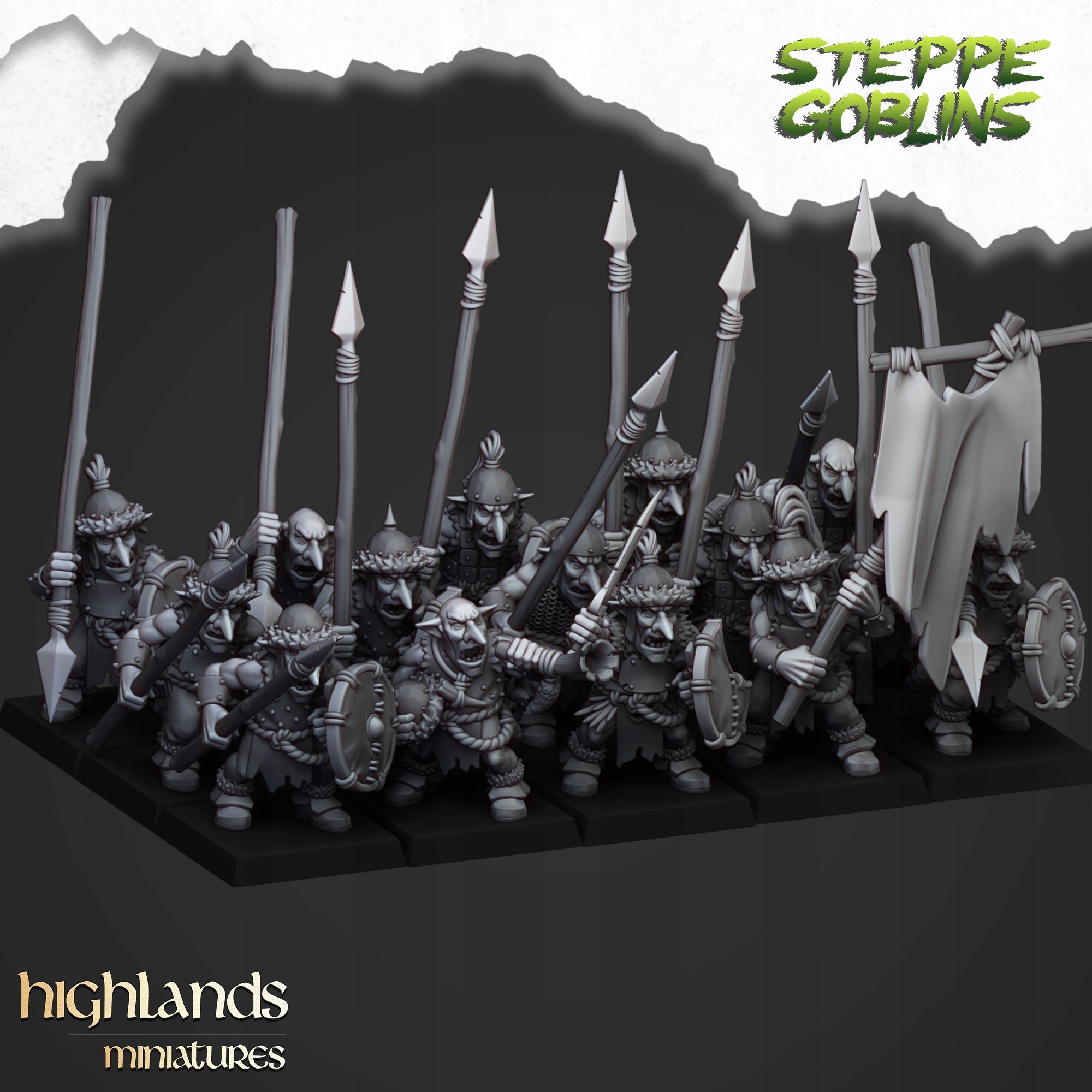 Steppe Goblins x5 Highlands Miniatures