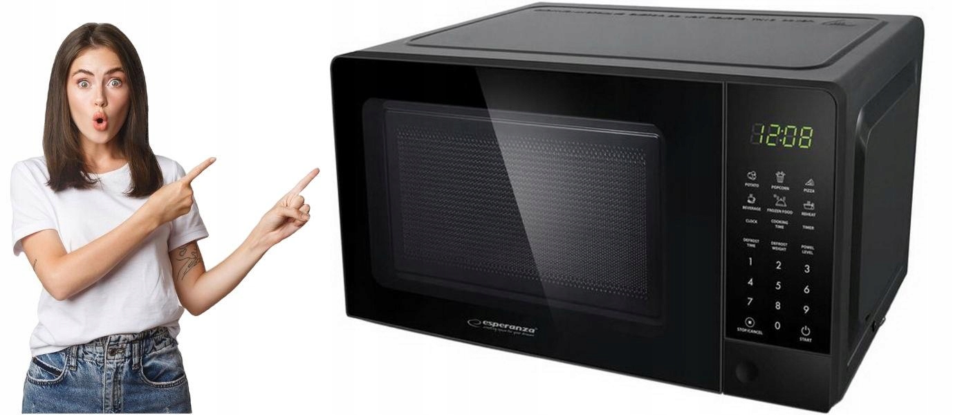 Kuchenka mikrofalowa Esperanza EK009 czarna
