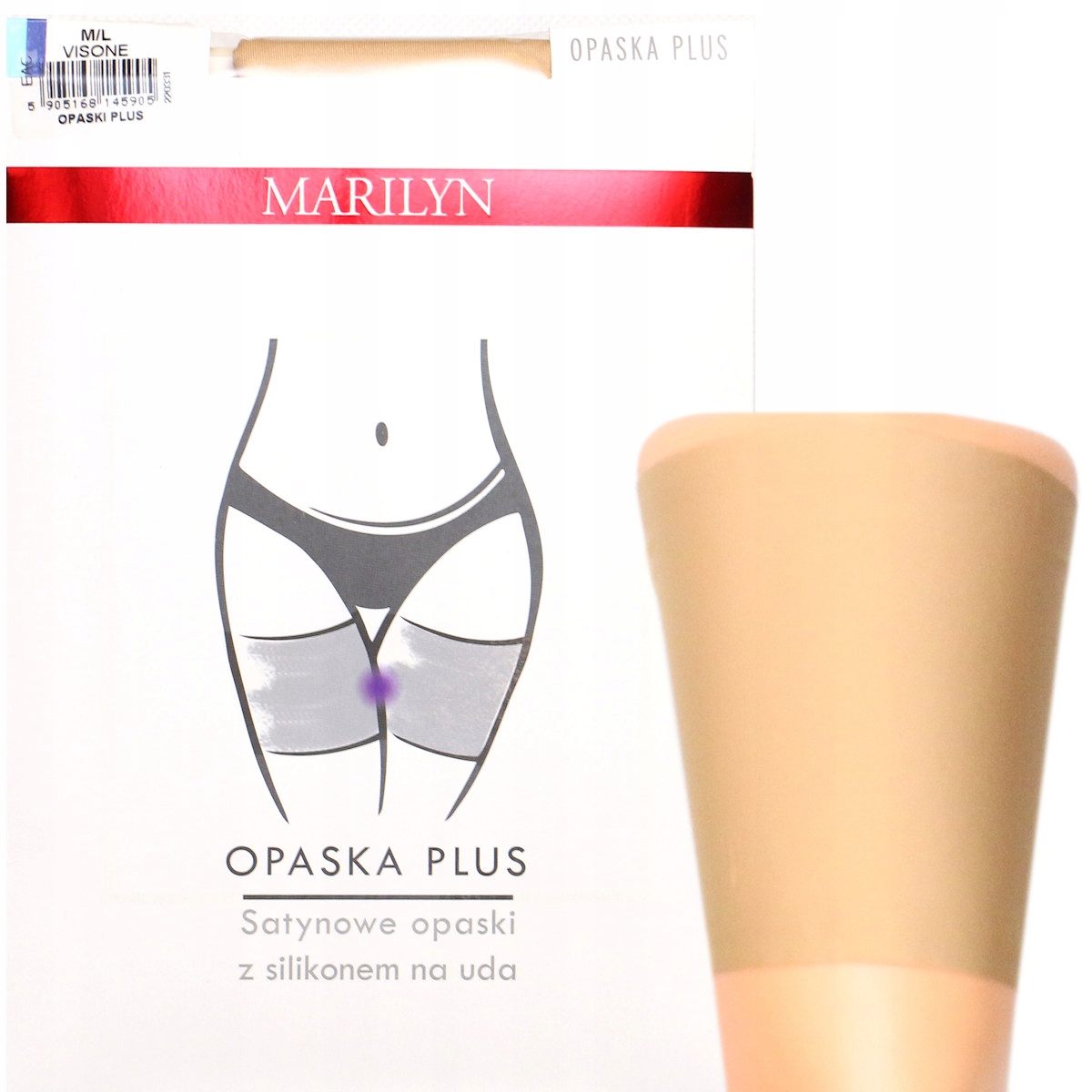 

Marilyn Opaska Plus 3XL satynowe opaski na uda