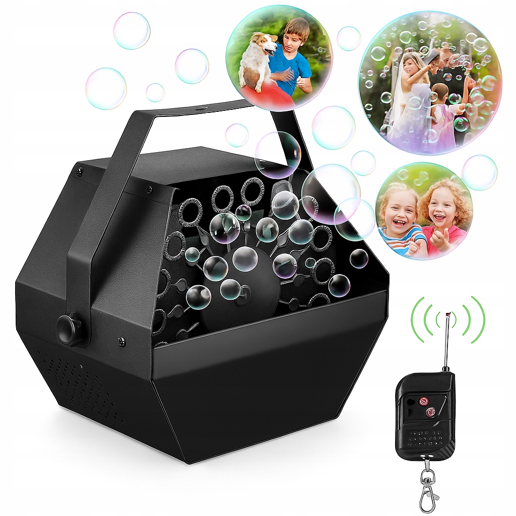 Wytwornica do Baniek Mydlanych Maszyna Automatyczna Imprezy Dzieci Pilot