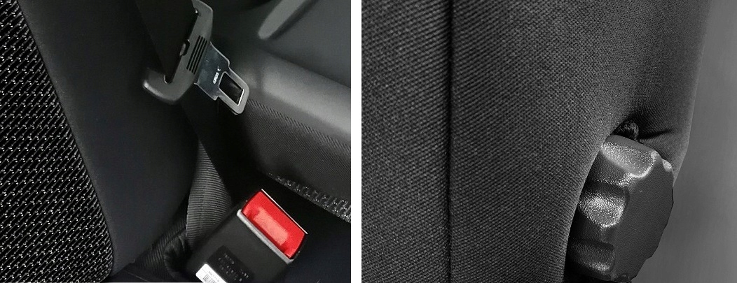 Pokrowce FORD TRANSIT CUSTOM od 2012 do 2021 Additional Features armrest access ready made belt holes