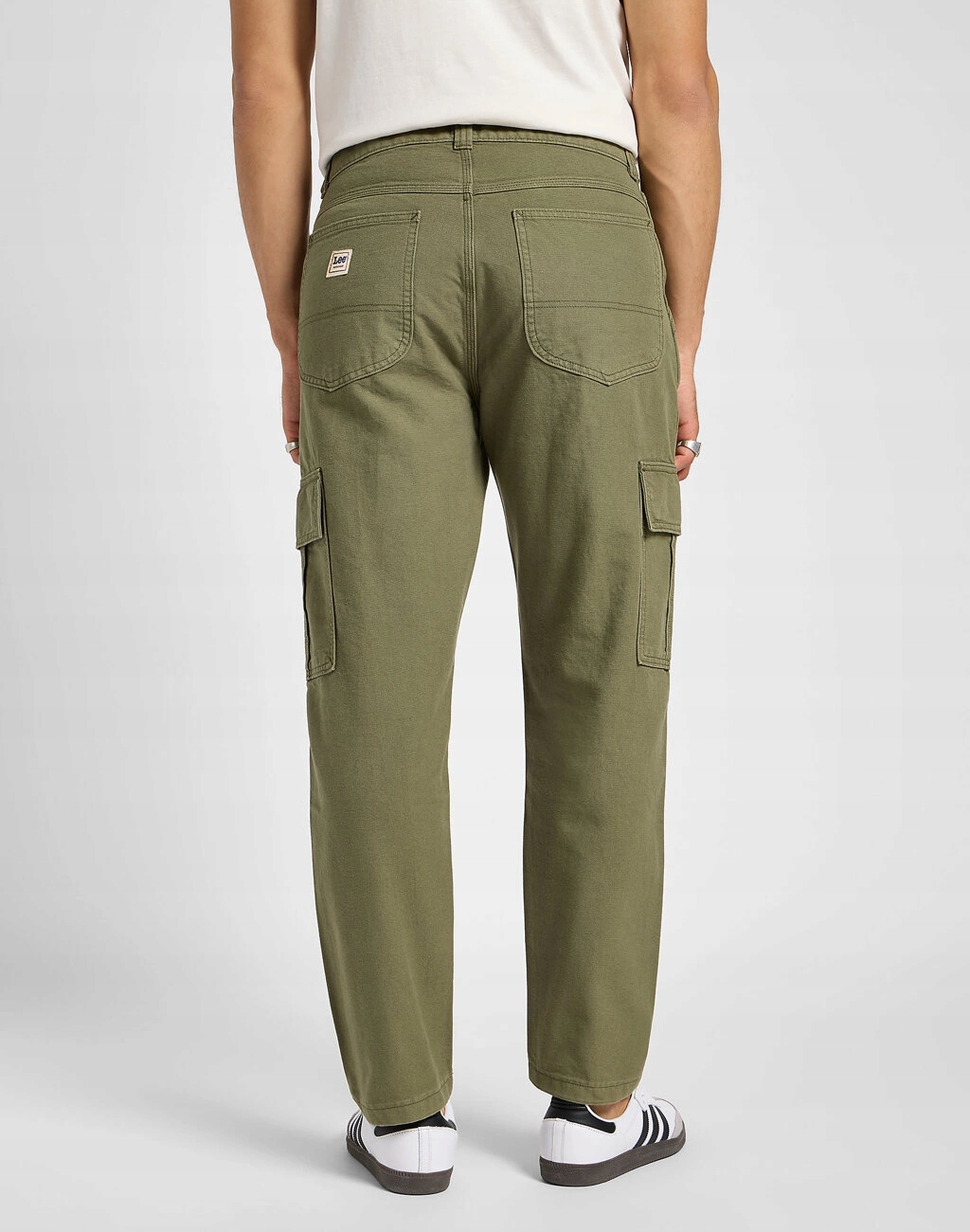 Pánské jednoduché kalhoty Lee Cargo Pant Mercantile Green 112355782 32/32
