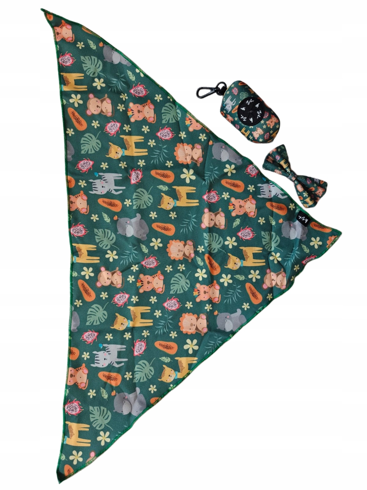 Levně Komplet Vycházkový set pro psa šátek motýlek nákrčník vel. L