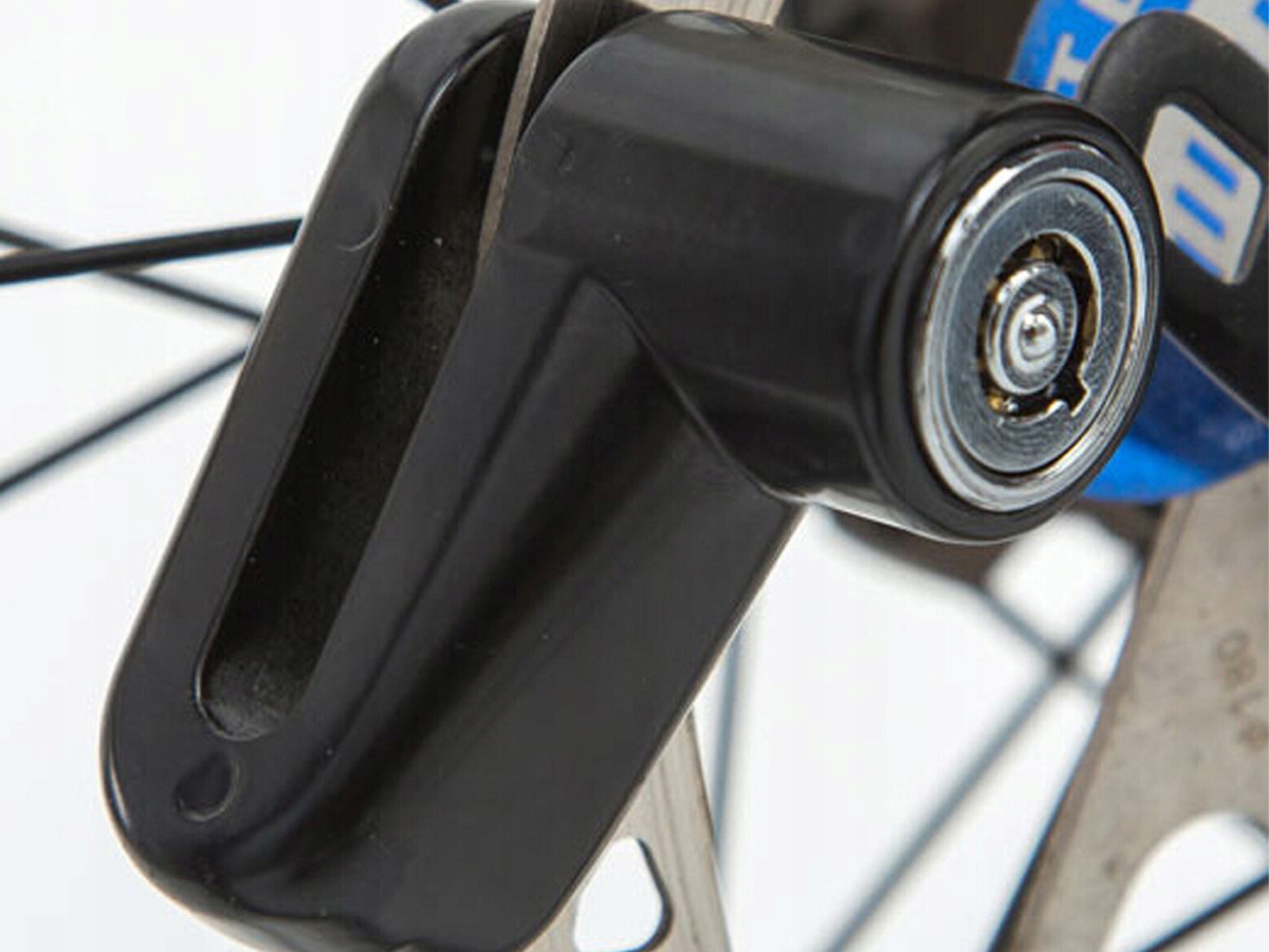 ZAPIĘCIE ROWERU HULAJNOGI BLOKADA TARCZY DISC LOCK Marka Alogy