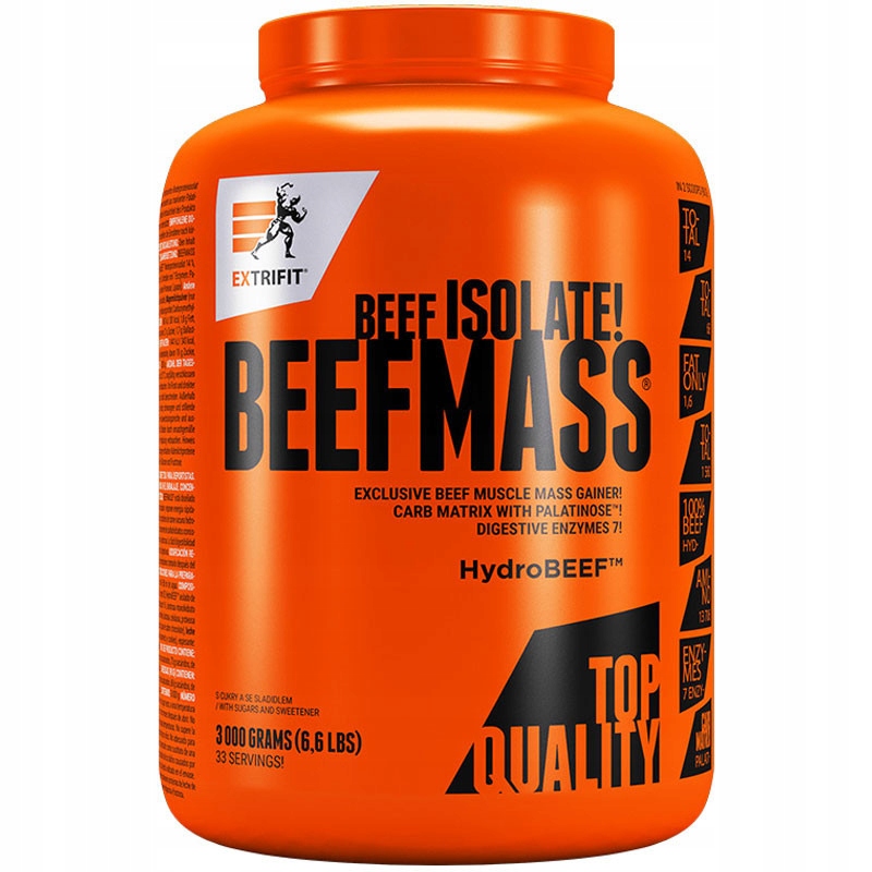 Extrifit Beef Mass Beef Isolate! 3000 g Proteinový Izolát