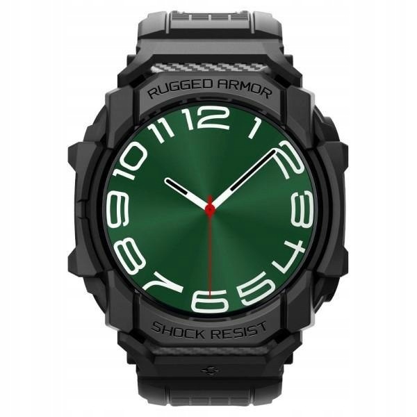 Spigen Rugged Armor Pro Samsung WatchUltra 47mm czarny/matte black ACS08427