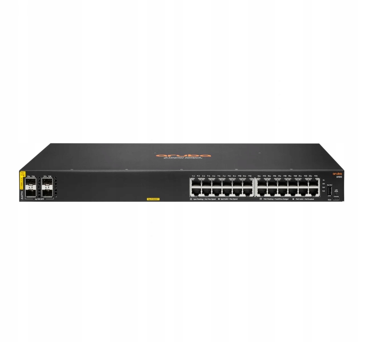 Hpe Aruba 6100 Managed 24G 4SFP+ PoE+ 370W Switch