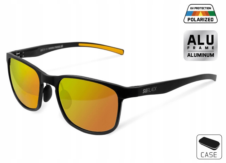 Polarizační brýle Delphin Sg Black Oranžové
