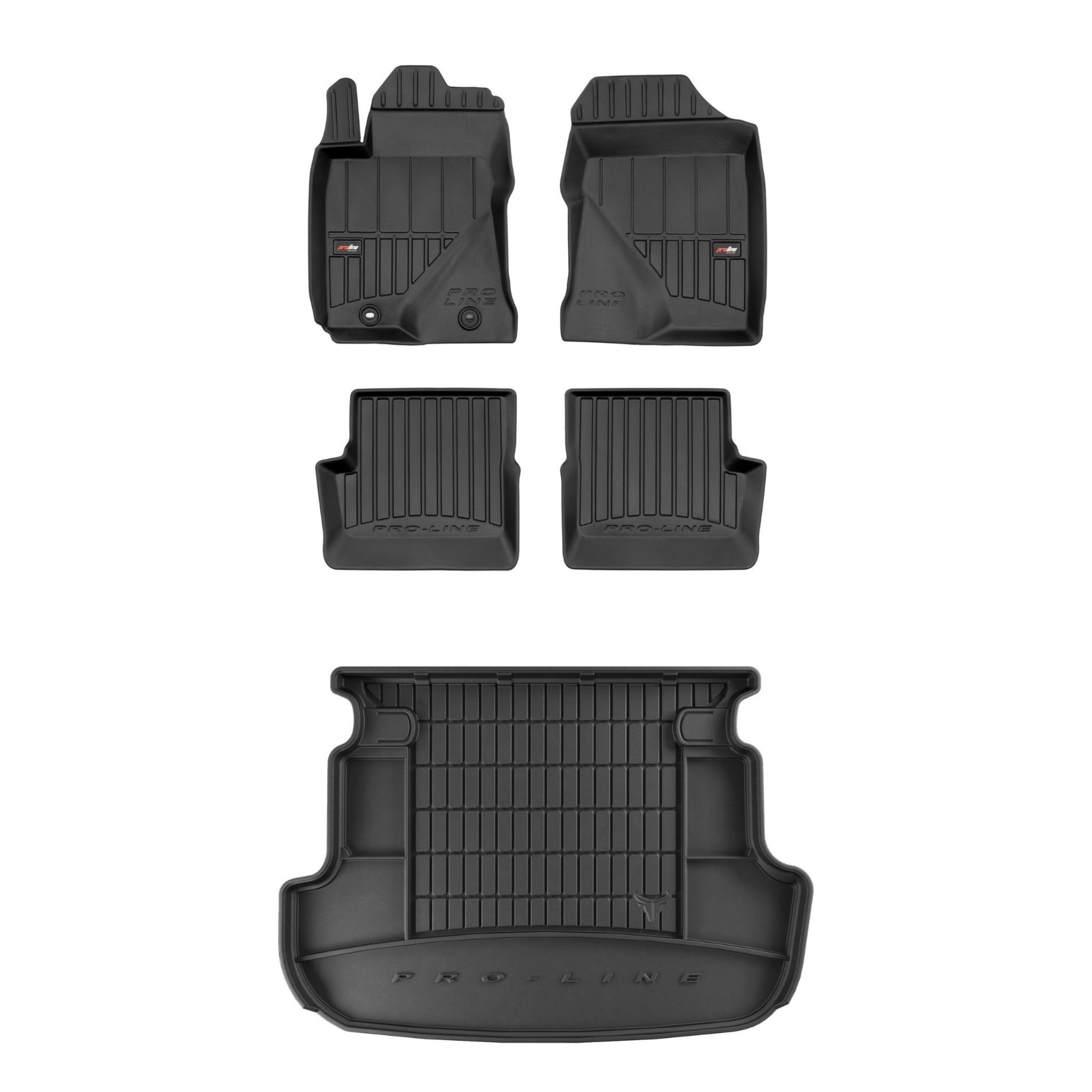 Sada gumových kobercov a rohoží pre Toyota Corolla IX 2001-2007