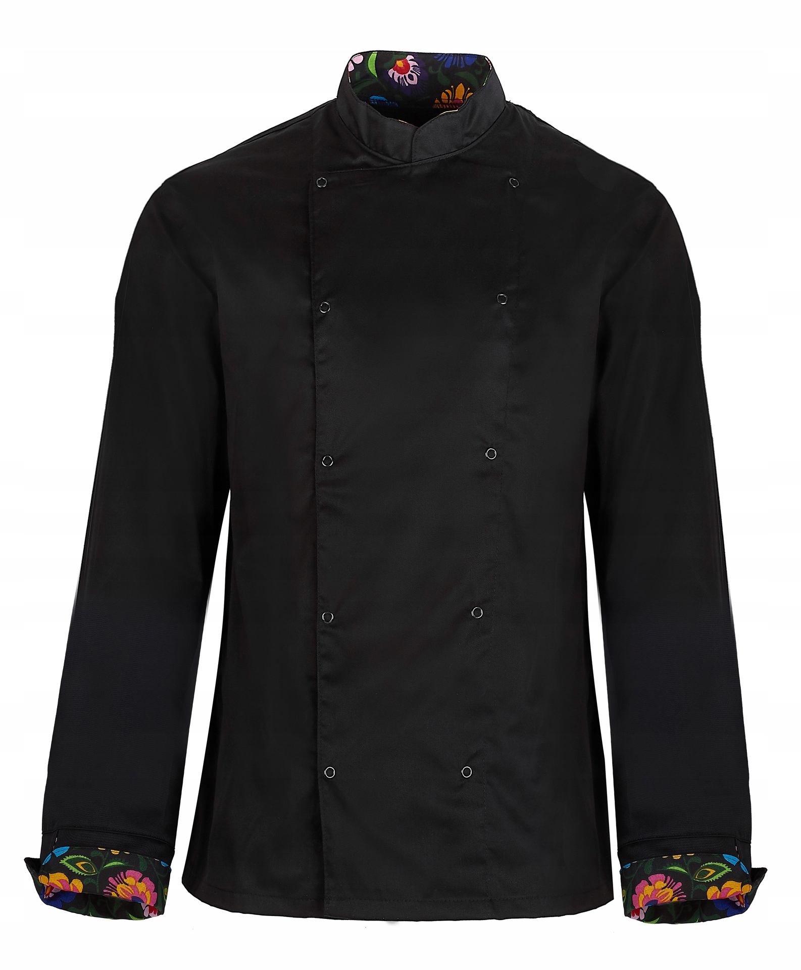 

Bluza kucharska kitel czarny łowicki XL Długi