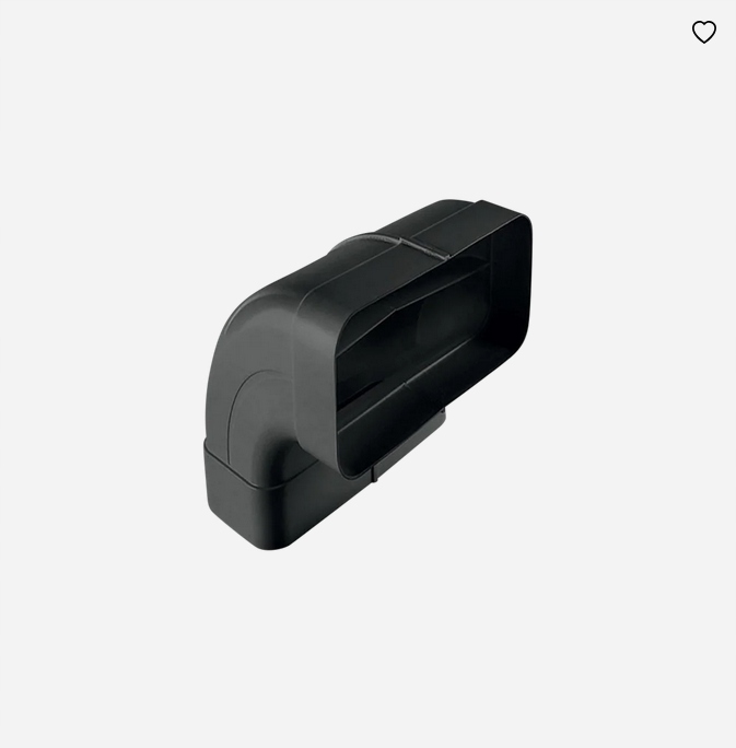 Elica KIT0121005 Kolanko pionowe prostokątne 90° 227×94 mm