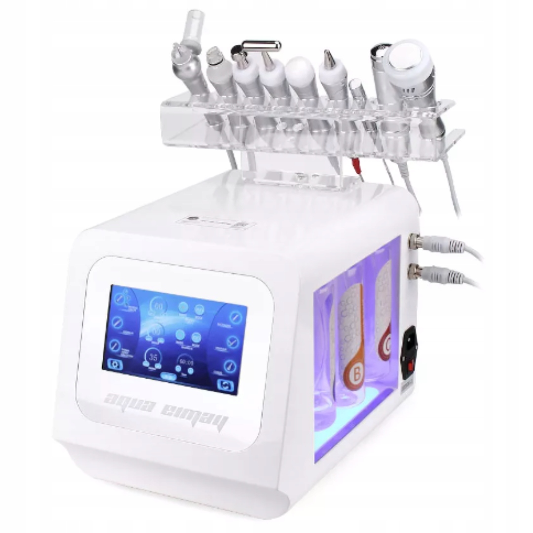 Vodíkové čištění 9v1 Mikrodermabraze, Infuze, Studené kladivo Mikroproud