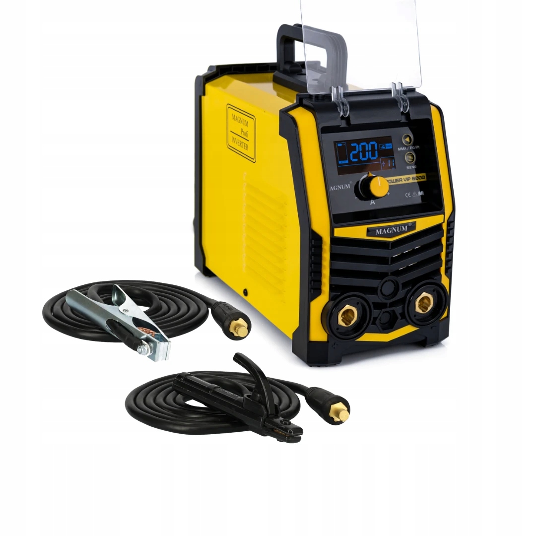 Spawarka inwerterowa Mma elektrodowa Magnum 200A Vip 6000 LCD synergia