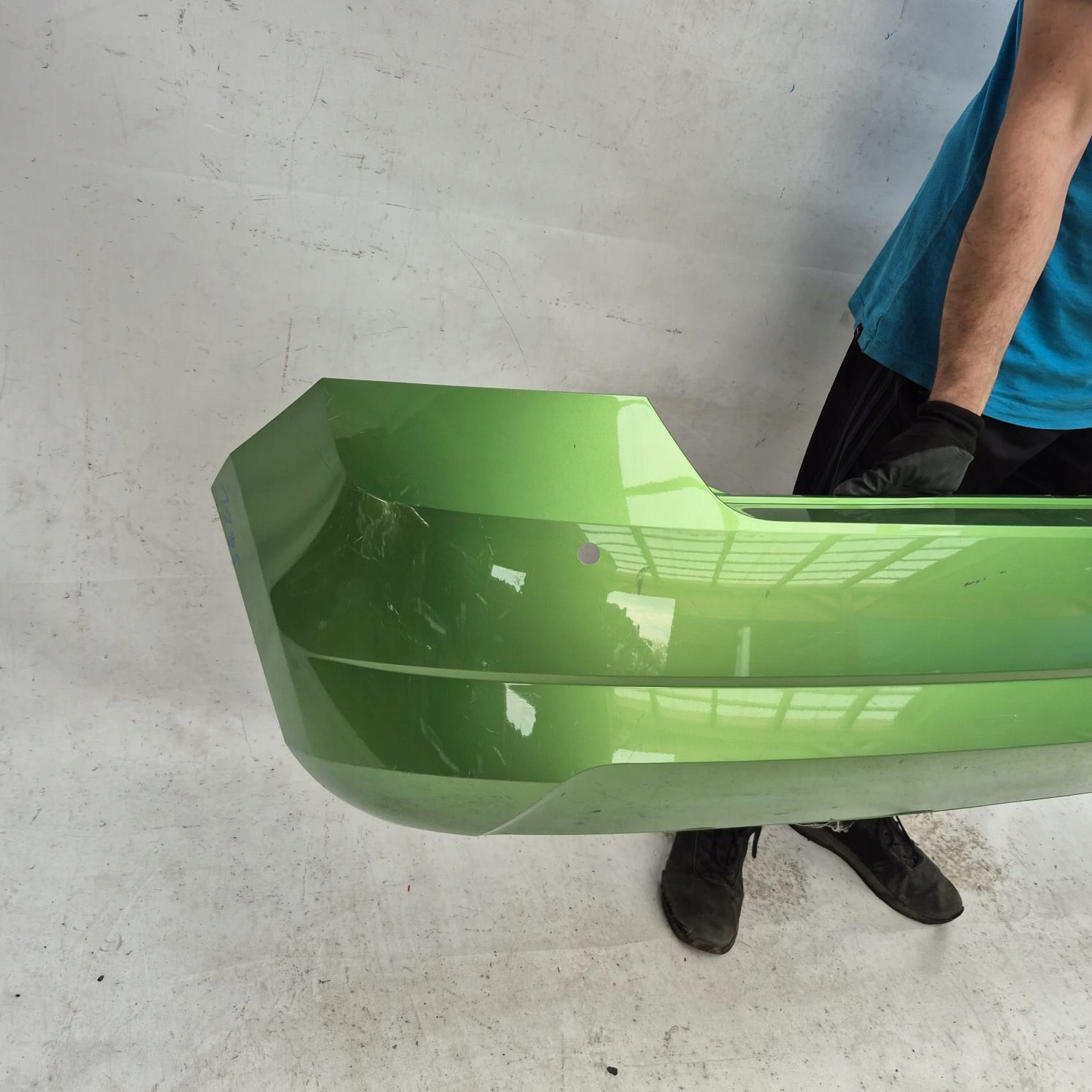 SKODA FABIA III 3 HB 14-18 bumper rear part rear PDC