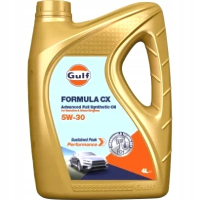 5W30 Gulf Formula CX 4L Acea C2/C3 MB-229.52/229.51 Bmw Longlife-04