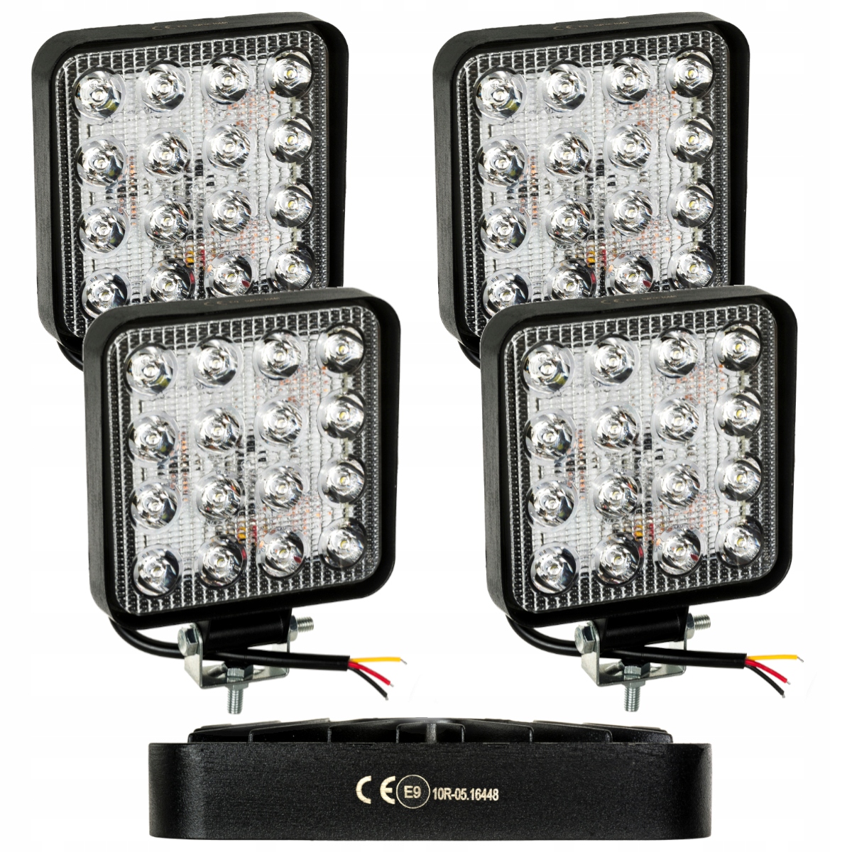 

Lampa Robocza 16 Led Halogen 48W Zestaw 4 Sztuki