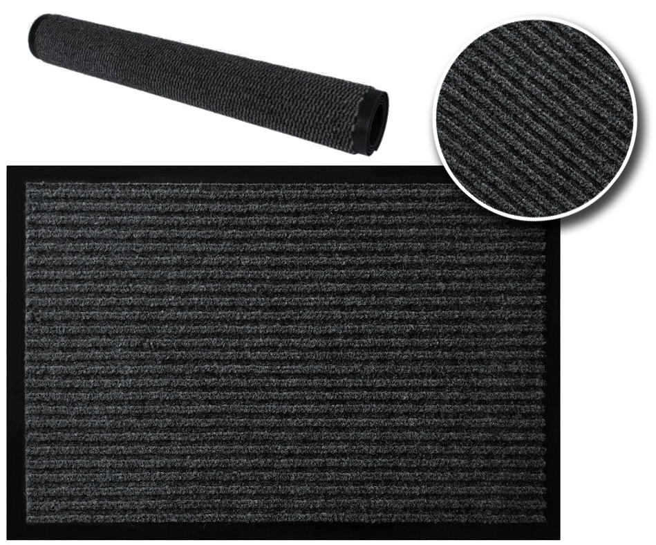 WYCIERACZKA DO BUTÓW POD DRZWI FIRMY MATA WEJŚCIOWA GRUBA DUŻA 80x120 Szerokość produktu 80 cm