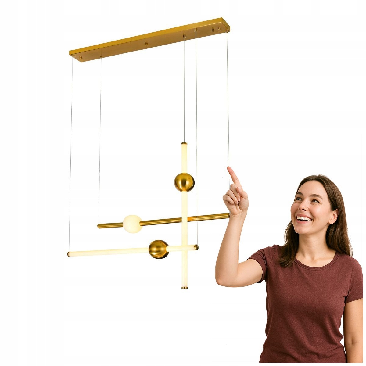 Závesná lampa Halling PND-16357-CA-3 Italux