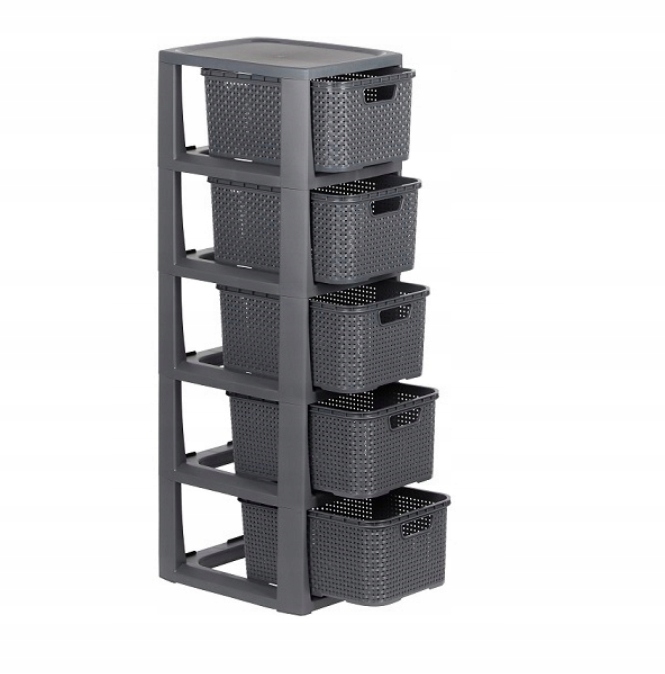 REGAŁ SZAFKA KOMODA 5 SZUFLAD DO ŁAZIENKI KOLORY Szerokość mebla 24 cm