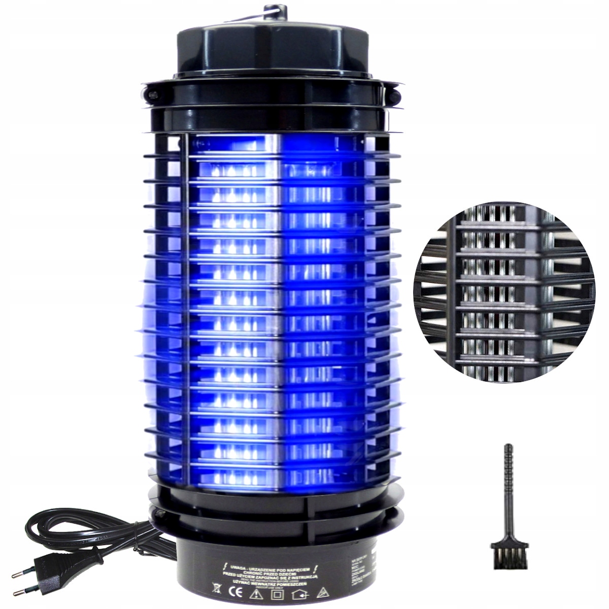 DUŻA LAMPA UV OWADOBÓJCZA NA KOMARY MUCHY OWADY