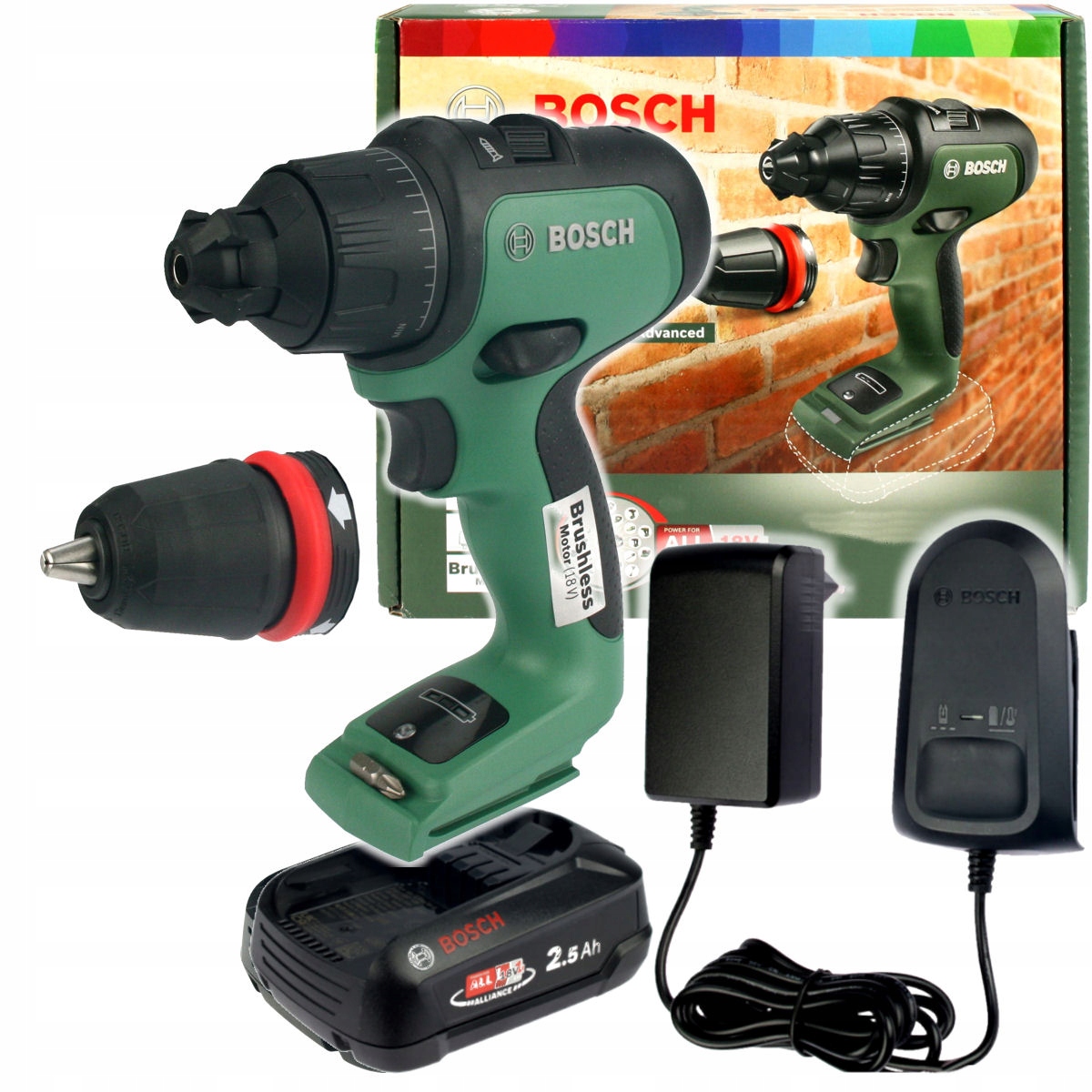 

Wkrętarka 18V Advancedimpact Bosch Bezszczotkowa